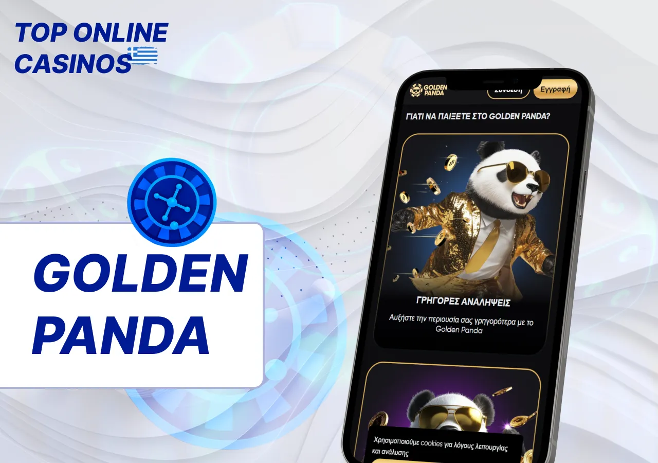 Το καζίνο Golden Panda εστιάζει σε κουλοχέρηδες και κλασικά επιτραπέζια παιχνίδια.